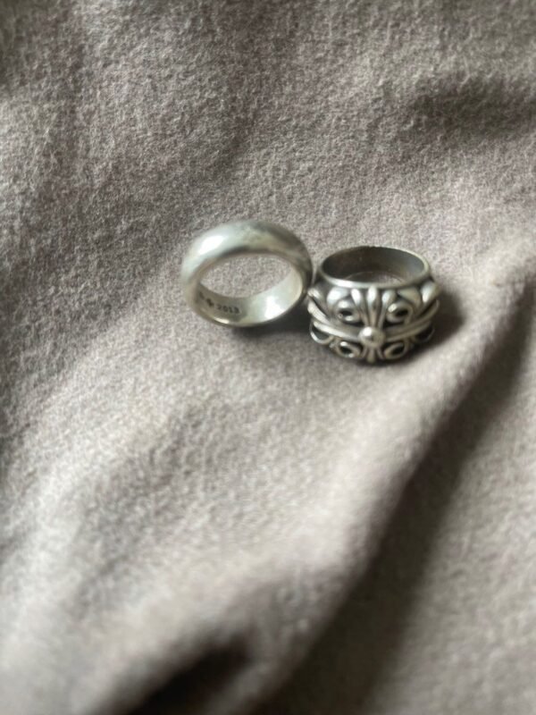 Elegant CH Silver Ring