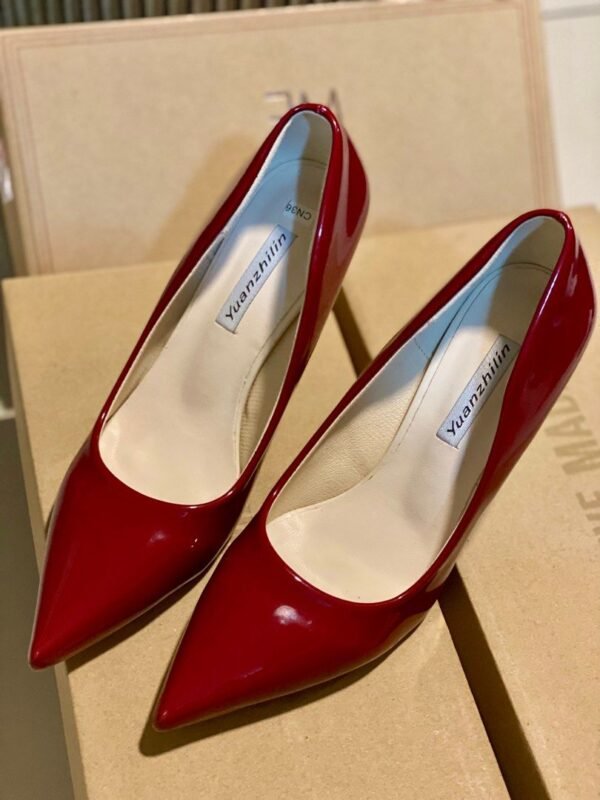 Red Glossy Heels