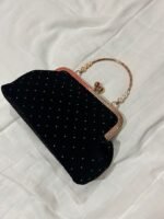 Sparkling Velvet Evening Clutch