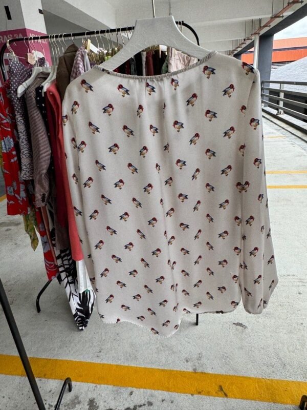 Zara Bird Printed Top