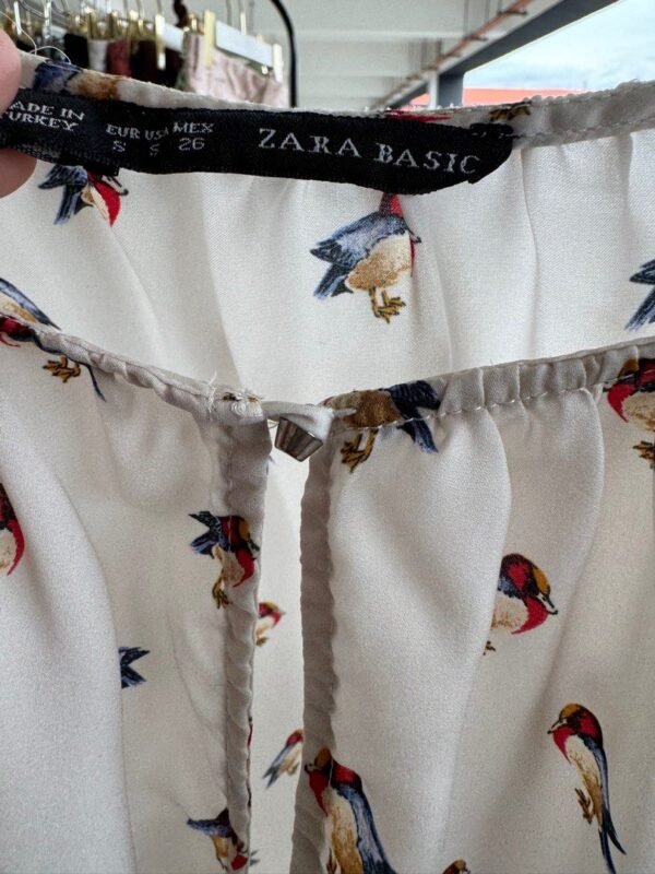 Zara Bird Printed Top