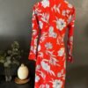 Zara Flower Red Dress
