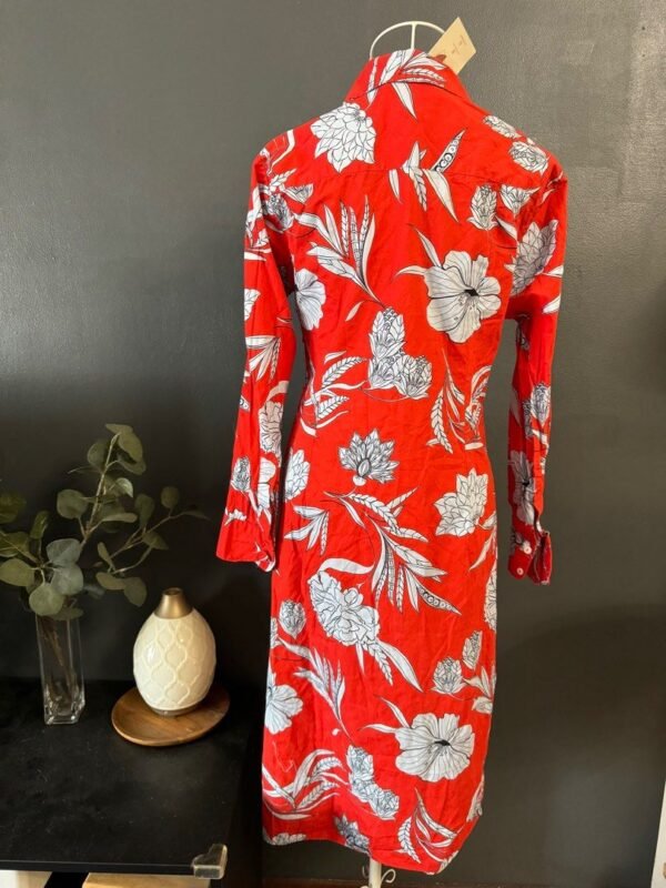 Zara Flower Red Dress