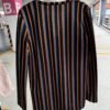 Zara Multi-Colour Striped Long Sleeves Top